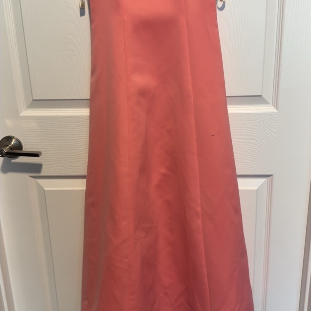 David's Bridal Coral Pink Formal Dress for Kids